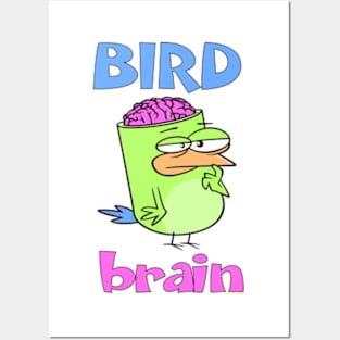 Birdbrain Design for Bird Lovers Posters and Art